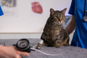 cat blood pressure measuring